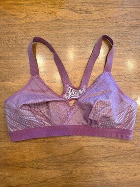 Lululemon Athletic Lace Sports Bra Workout Yoga Bra Plum Size 34D